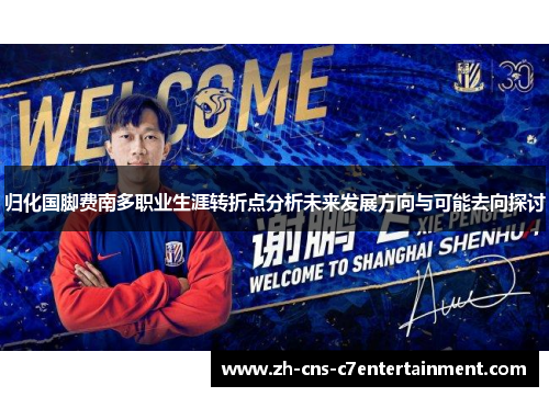 归化国脚费南多职业生涯转折点分析未来发展方向与可能去向探讨