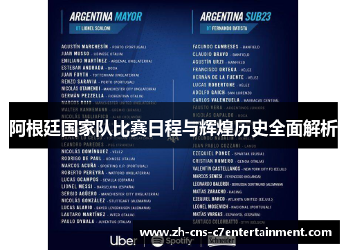 阿根廷国家队比赛日程与辉煌历史全面解析